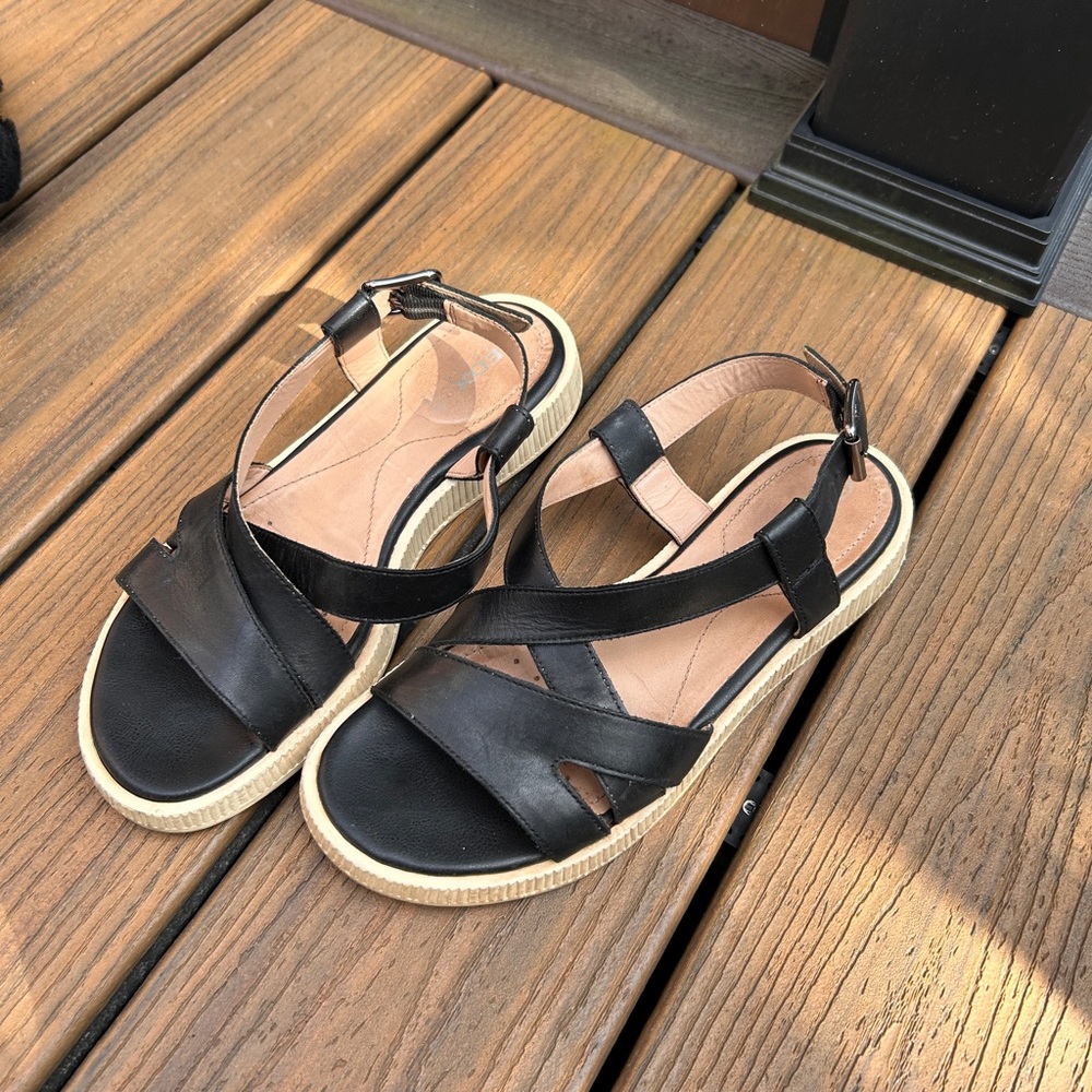 Price Drop: Elegant Geox Black Women's Sandals - Picture 5 of 7